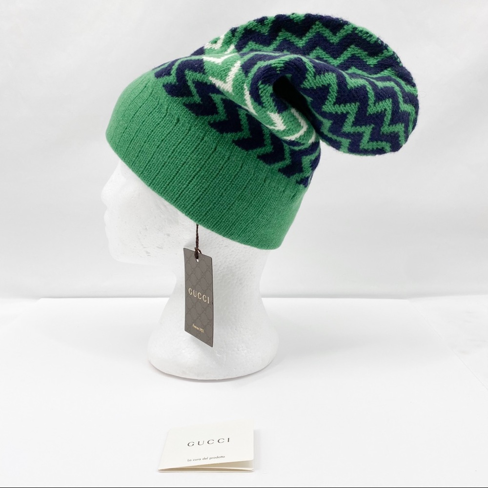 Gucci Zaggede Wool Beanie Hat - Picture 9 of 15